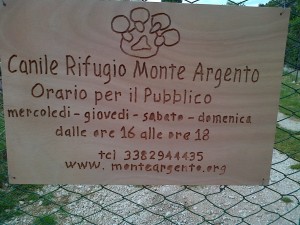 Cartello monte argento